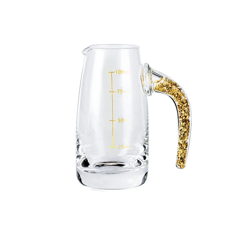 HeY LiLac бытовой прозрачный набор бутылок Baijiu с золотой фольгой стекло для стрельбы