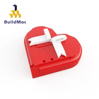 moc 35227 heart box building block kit valentines day gifts lovely heart shaped jewelry box case brick model diy kid brain toy
