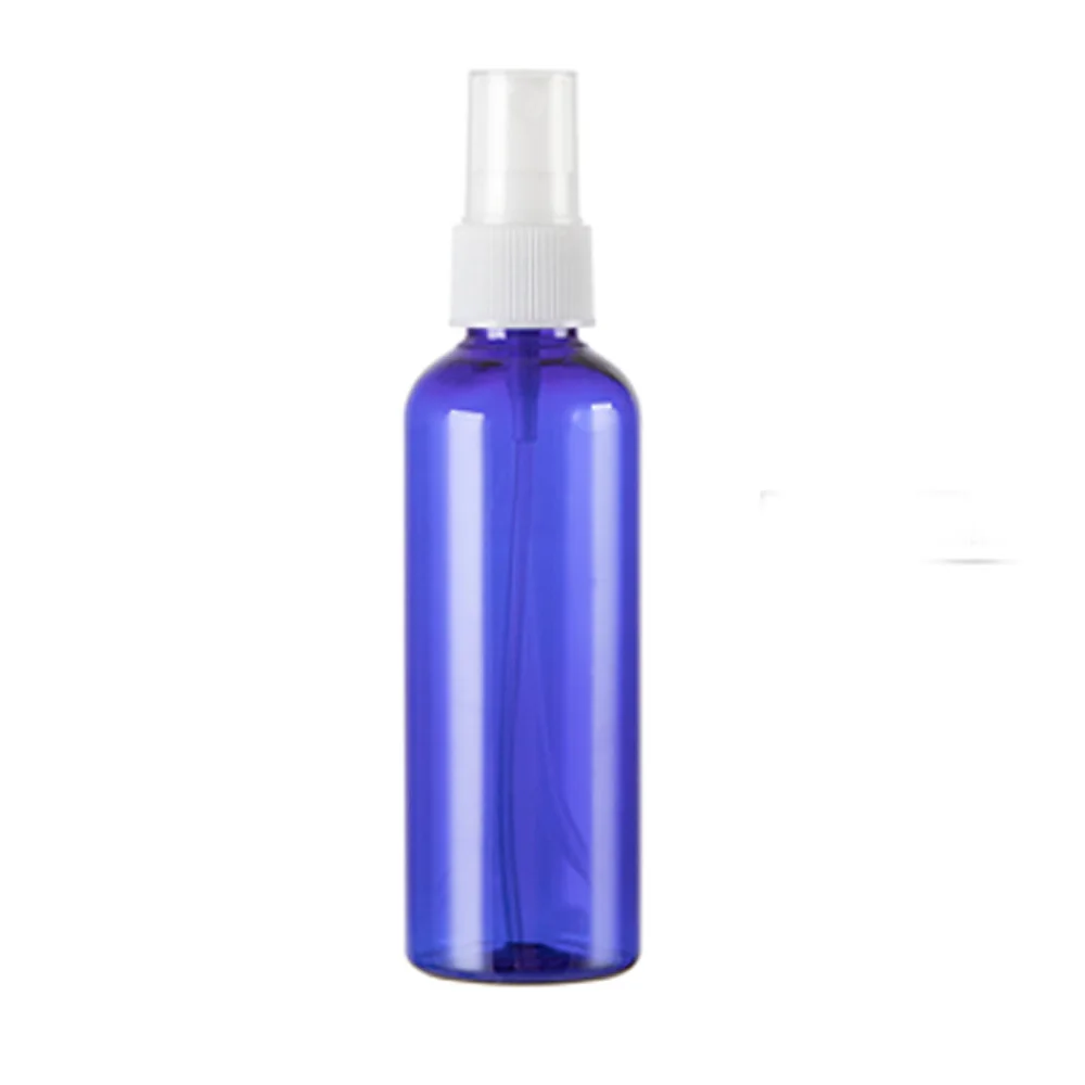 5 шт./упак., емкость 60 мл, многоразовый пластиковый портативный флакон для парфюма синего цвета с белым распылителем