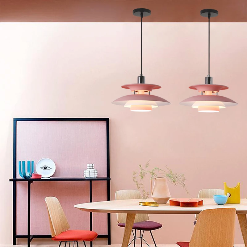 Nordic Modern Design PH E27 подвесные светильники обеденный стол кухня спальня коридор