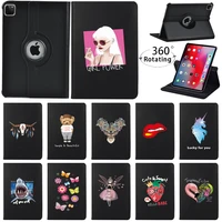 360 degree rotating leather smart cover case for apple ipad air 12 9 7air 3rd gen 10 5air 4 5 10 9 shockproof tablet case