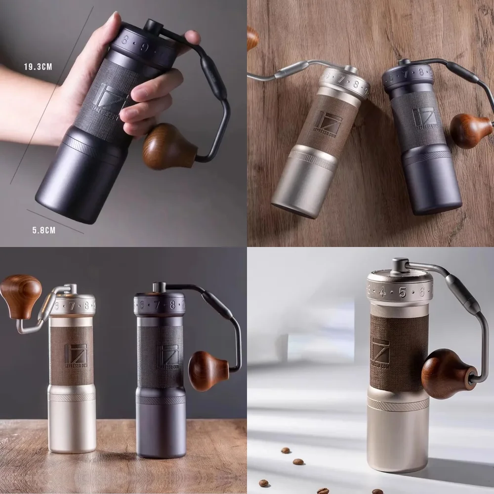 Фото Ручная кофемолка портативная для 1Zpresso KUltra, 48 мм, с жерновами из нержавеющей стали, для эспрессо и пуровера №1