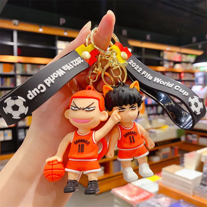 

Anime Slam Dunk Keychain Doll Pendant Fashion Key Ring Backpack Ornaments Accessories Jewelry Holiday Gifts For Friends