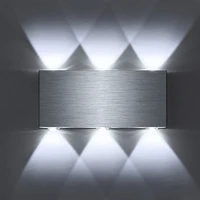 modern led wall light silver decoration indoor lighting wall lighting for villa home hotel
