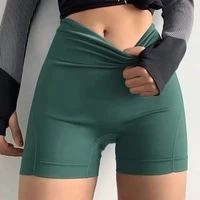 women sports shorts summer running sexy leggings high waist short pants fitness jogging clothing black safety shorts
