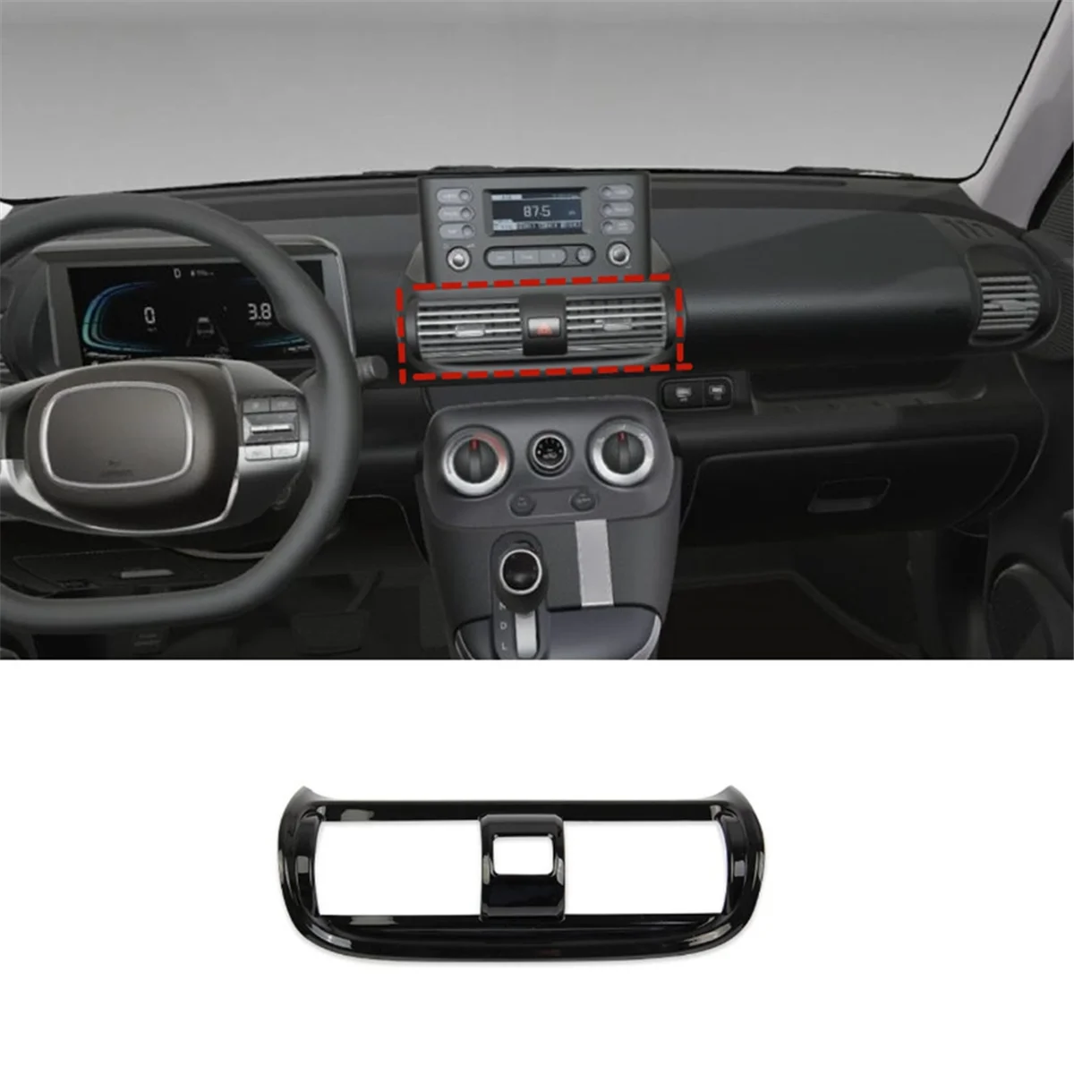 Центральная консоль для Hyundai Casper 2021 2022 2023 Крышка вентиляционного отверстия