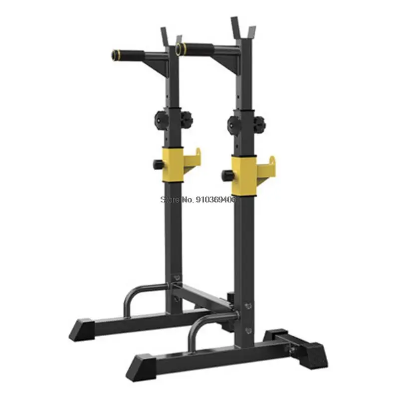 Household Adult Parallel Bar Bench Press Multifunctional Smith Squat Weightlifting Barbell Rack Fitness Equipment