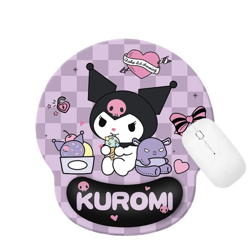 Новый коврик для мыши на запястье Sanrio Kuromi запястья милой девушки подушка