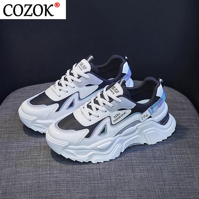 

2022 women Sneakers Breathable Running Shoes for Women Outdoor Sport Fashion Comfortable Casual Gym women Shoes Zapatos De Mujer