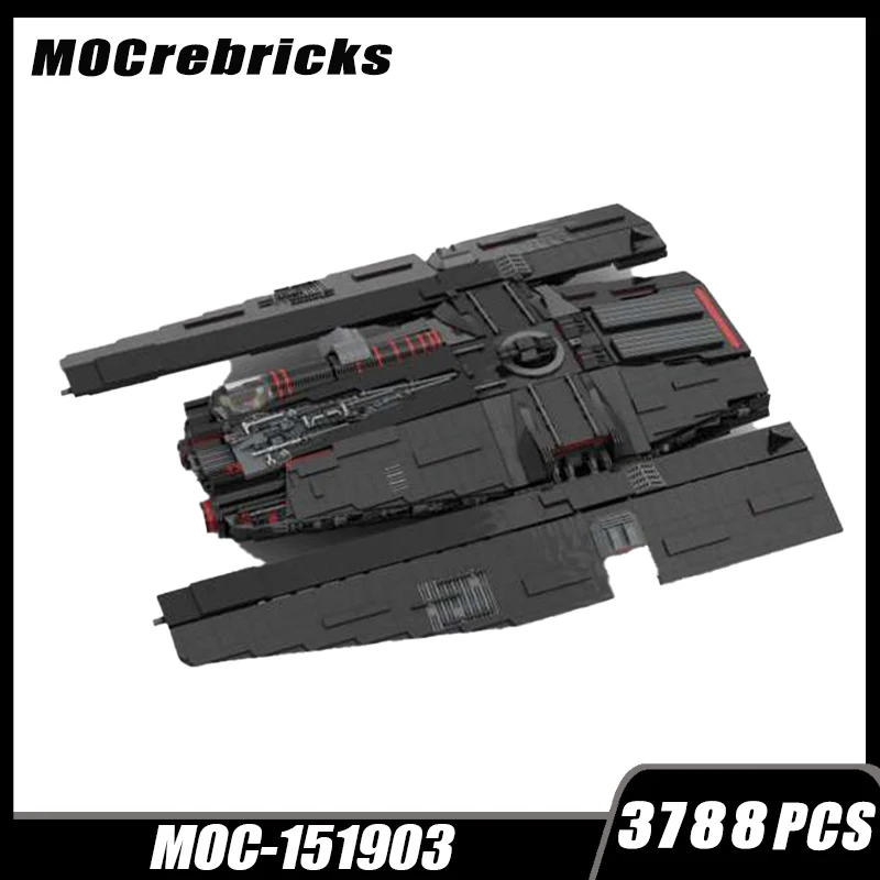 MOC- 151903 Наборы строительных блоков знаменитая серия космических фильмов помадная