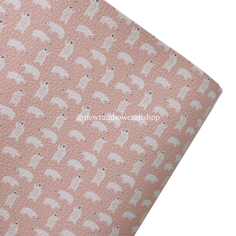 Новая Радужная 30x13 8 см/рулон милые белые медведи с новым годом Рождества личи