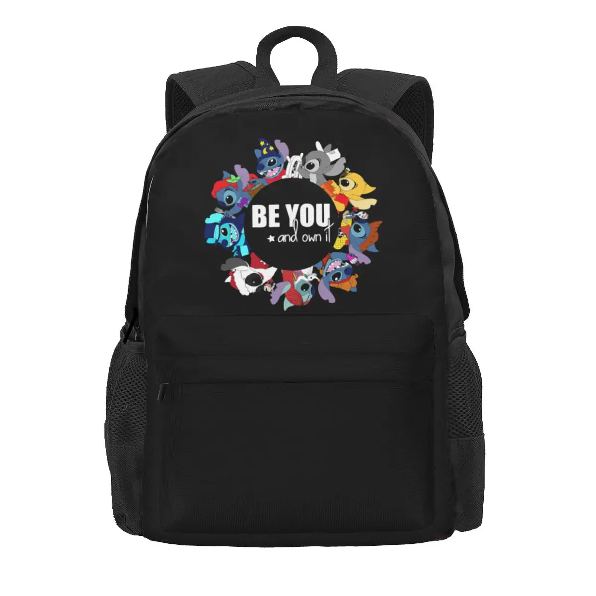 

Disney Be You And OWN IT Women Backpack Mochila Print Children School Bag Lilo And Stitch Laptop Rucksack Teenage Shoulder Bag