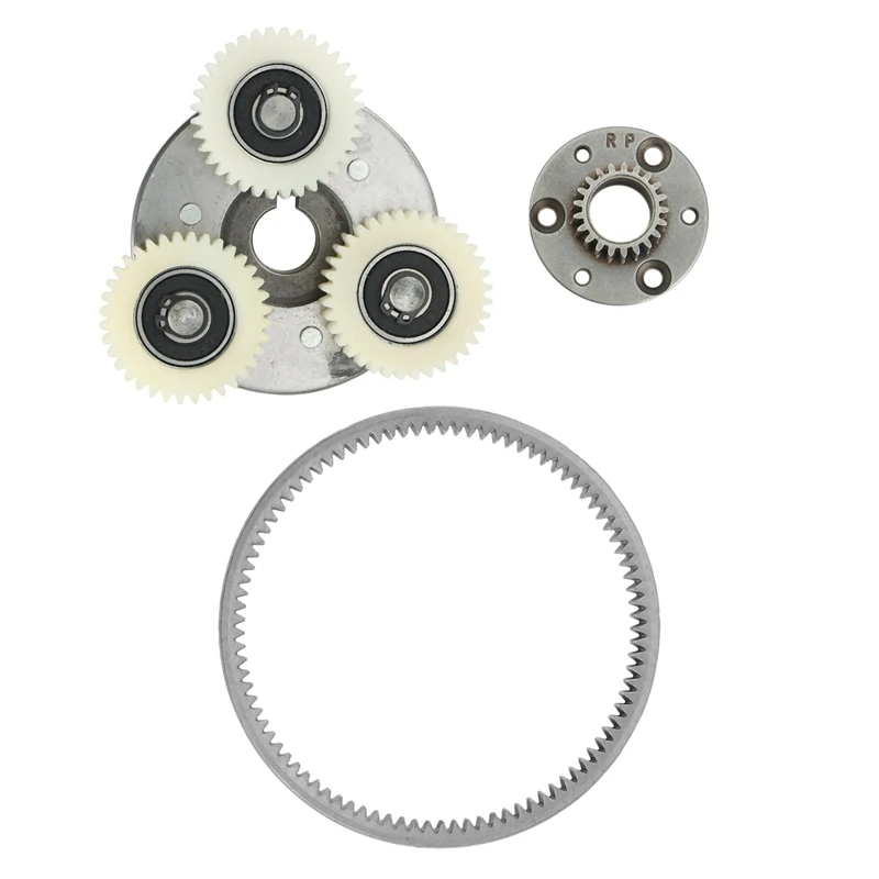 HOT 36T 38Mm Diameter 12Mm Thickness Gear High Speed Electric Motor Nylon Gear + Ring Gear + Clutch