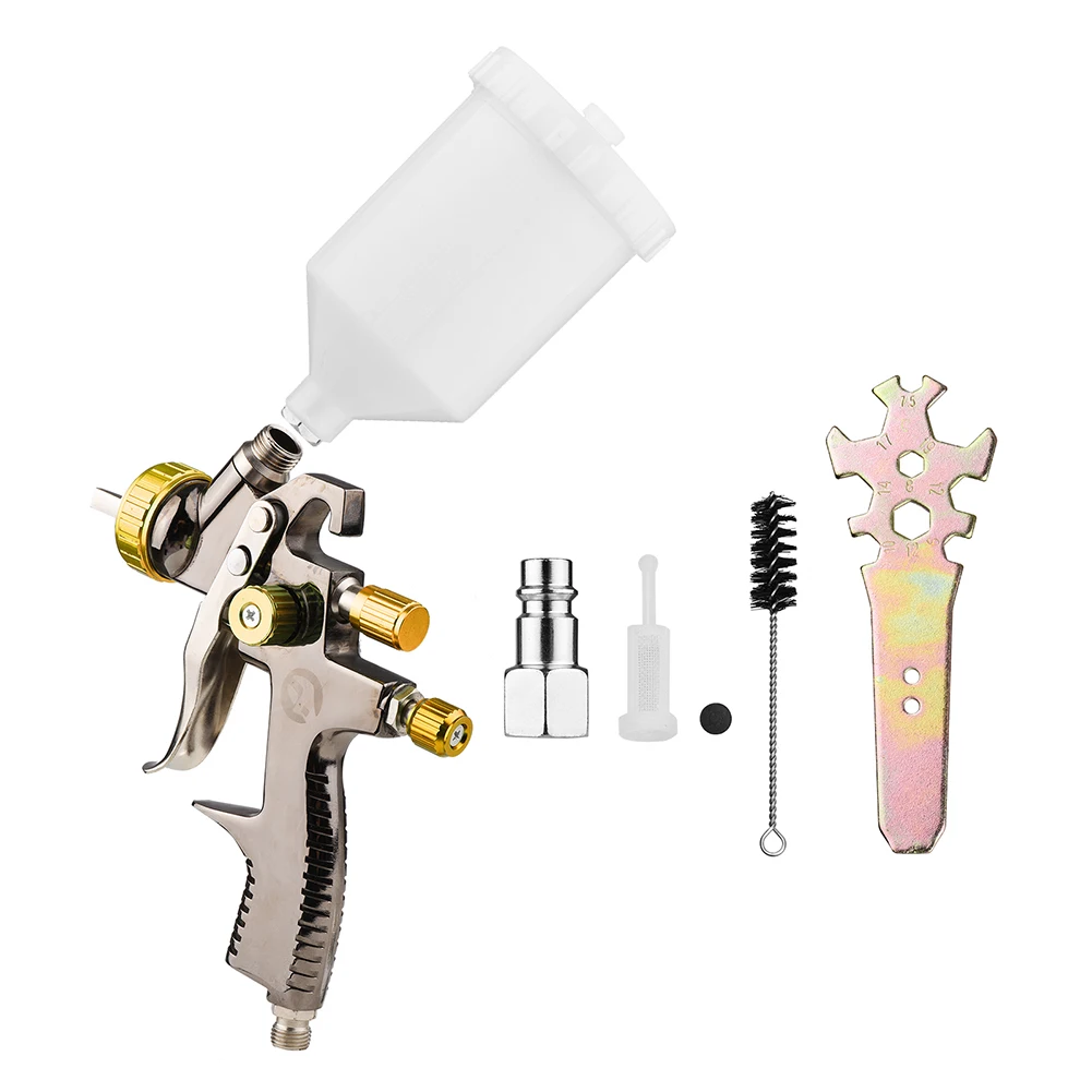Pneumatic Spray Gun1.3/1.8MM Nozzle Gravity Spray Gun Spray Equipment Atomized Paint Car Painting Tool