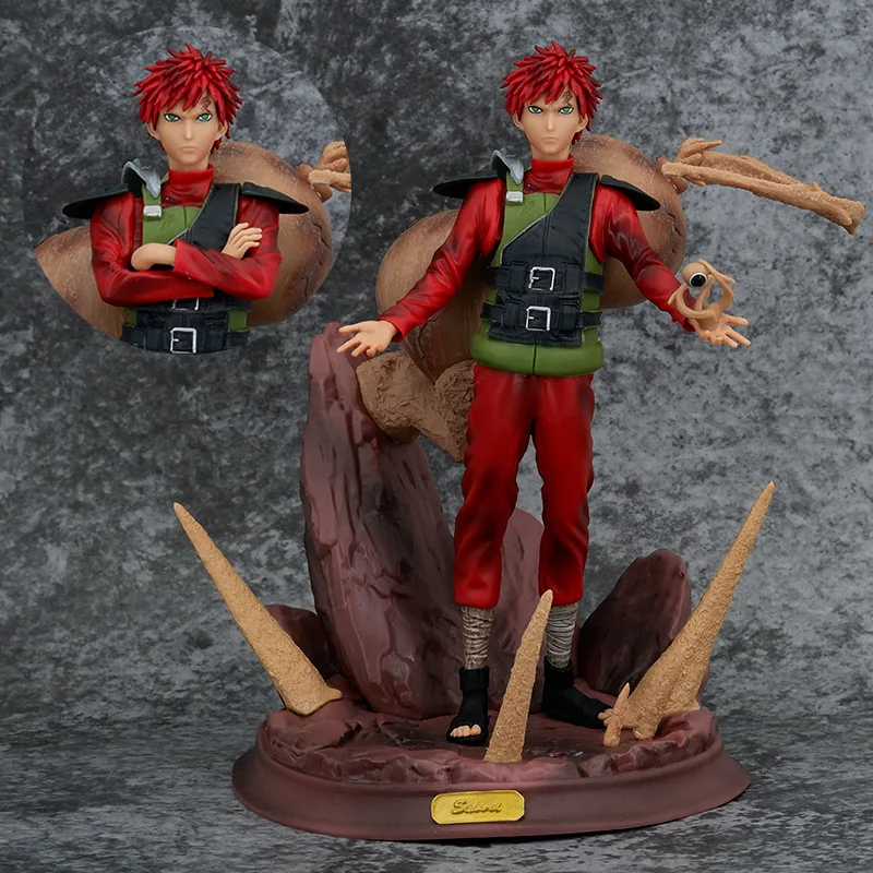 

Anime Naruto Shippuden Gaara Kazekage Battle Ver. GK PVC Action Figure Game Statue Collection Model Kids Toys Doll Gifts 24cm