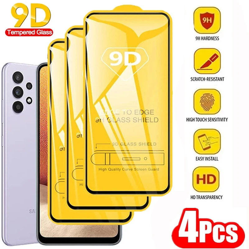 

9D Tempered Glass for Samsung A54 A53 A52 A52S 5G A34 A33 A31 A14 A13 A21S J8 J6 J4 2018 J7 J5 2017 J7 J6 Plus A51 A41 A32 A12