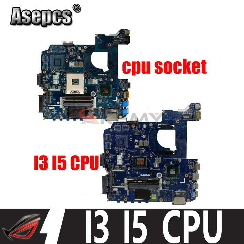 

Материнская плата K45A, системная плата для ноутбука ASUS K45VD A45V K45VM K45VS A85V, материнская плата на плате I3 I5 CPU