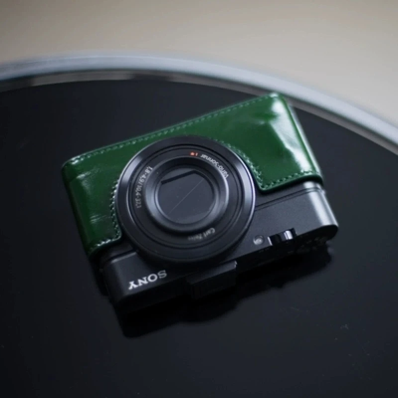 

For Sony RX100 VI M6 DSC-RX100M6 RX100M6 special Cameras Genuine Leather bottom protection Case Camera Case Bag Cover