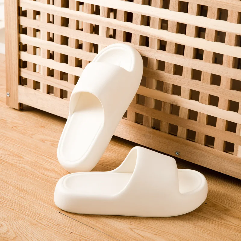 Summer Slippers Thick Soled Couples Simple Indoor Slippers Women's Non Slip Wear-resistant Men's Shoes Women Slippers Women