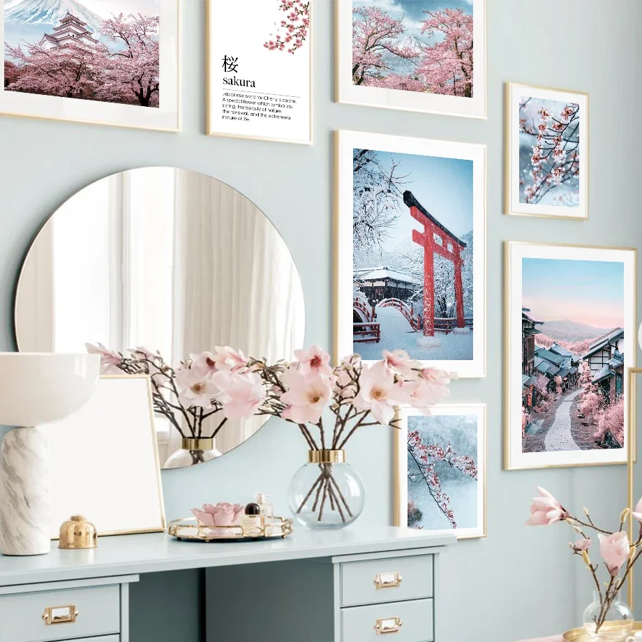 Наклейки на стену постельное белье кенгуру ручная работа Fuji Musim Dingin постер холсте