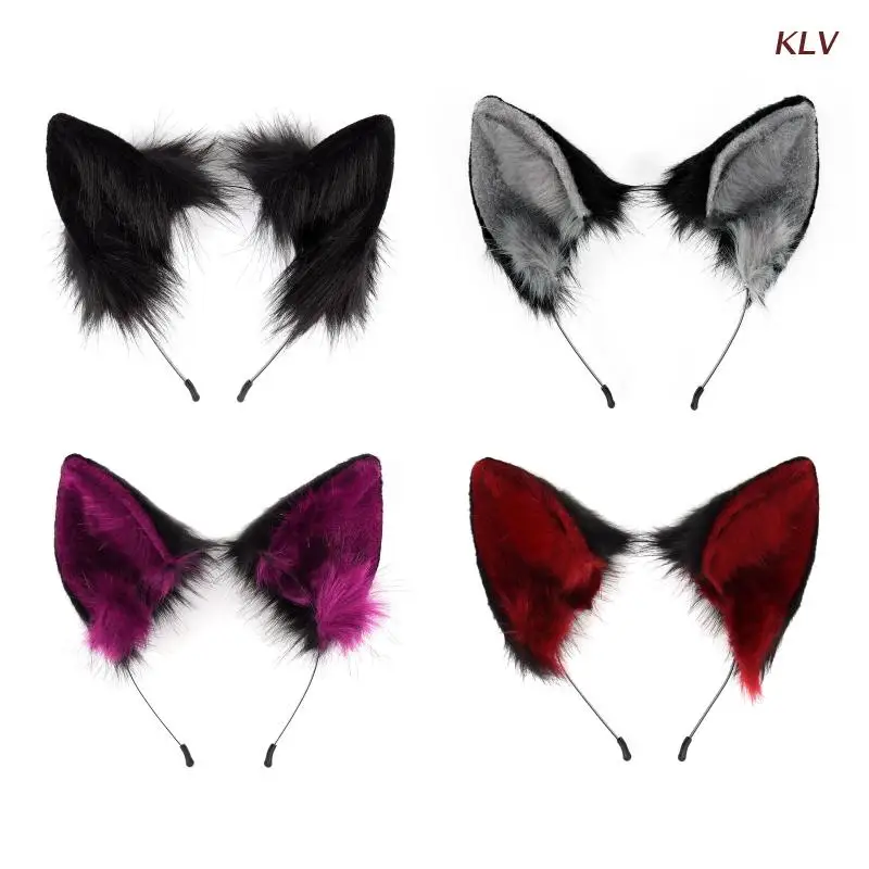 

Ободок для волос, в форме лисьего уха, с героями мультфильмов, голова для косплея, 6 хda