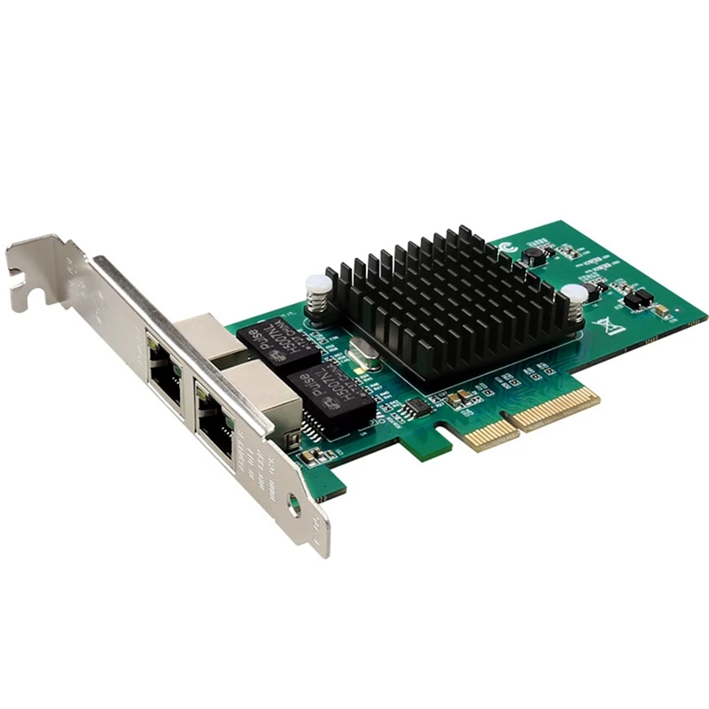 

PCI-E X4 Gigabit Server Network Card 82576 Dual-Port Network Card 10/100/1000Mbps Desktop Network Card