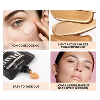 100ml practical silky texture safe face cosmetics foundation blemish cream for women liquid concealer makeup foundation
