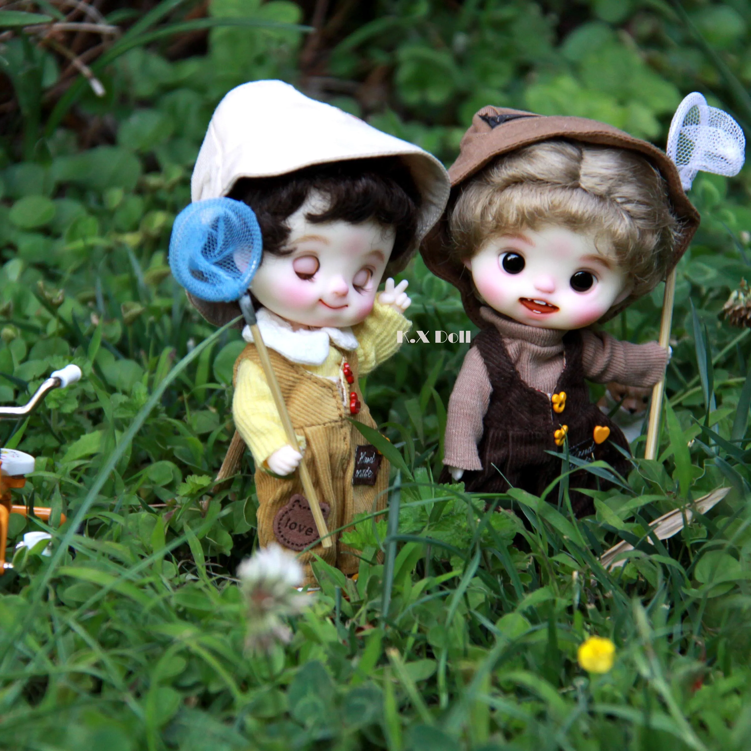 Оригинальная кукла KXDoll OB11 шарнирная с одной головой для шарнирных кукол полный