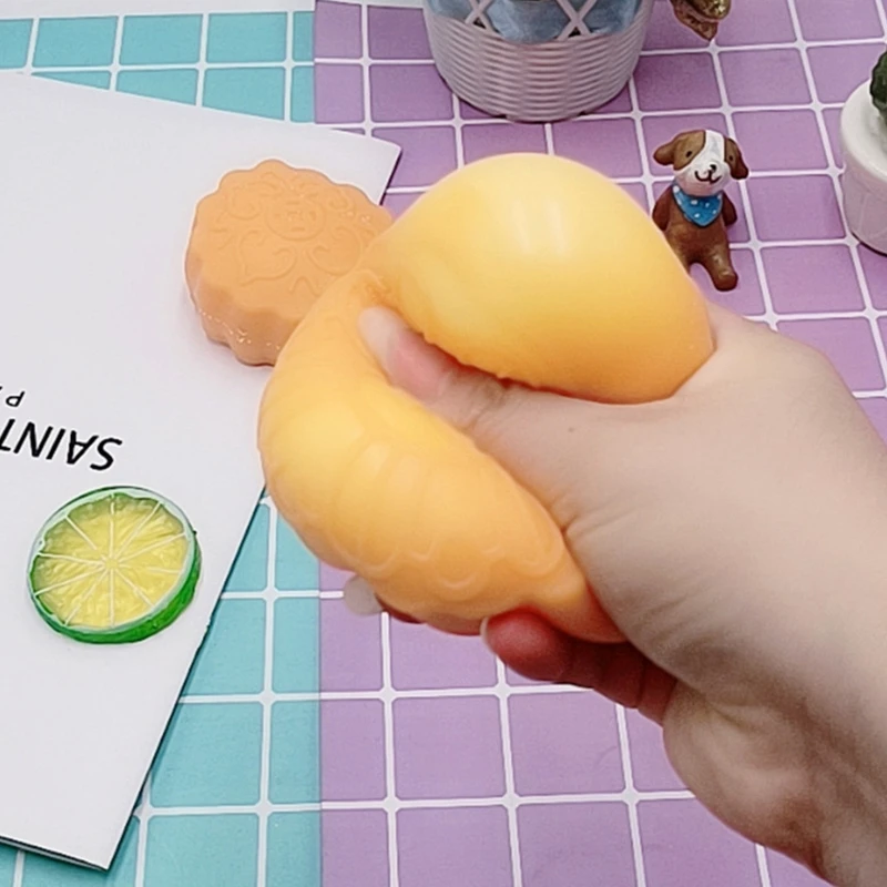 

Новинка 2022, мягкая игрушка для вечеринок, сувениры для детей, реалистичный лунный торт, игрушки для снятия стресса, тревожность, сжимаемые ш...