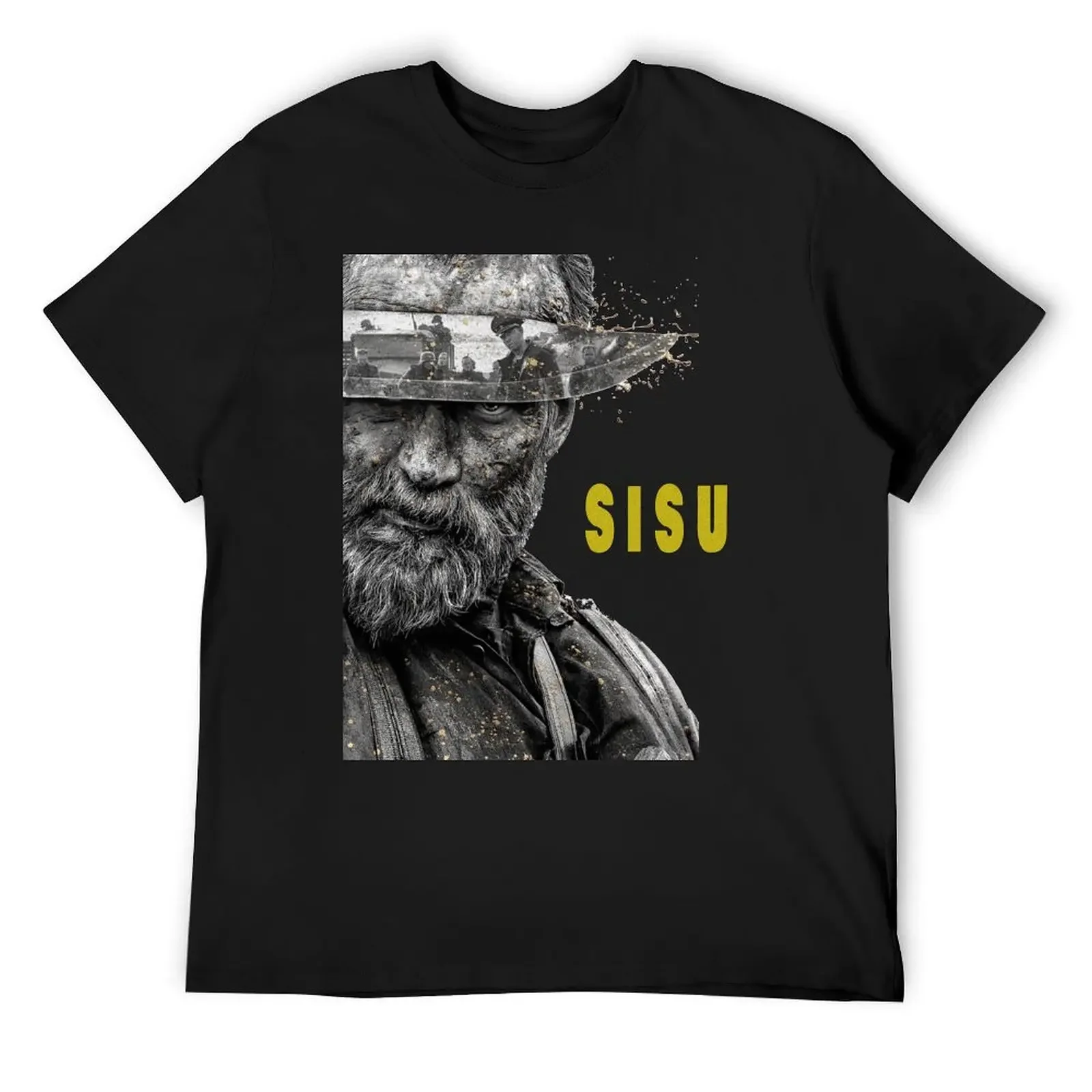 Футболка с фильмом sisu футболки рисунком в стиле аниме рэпера мужские хлопковые
