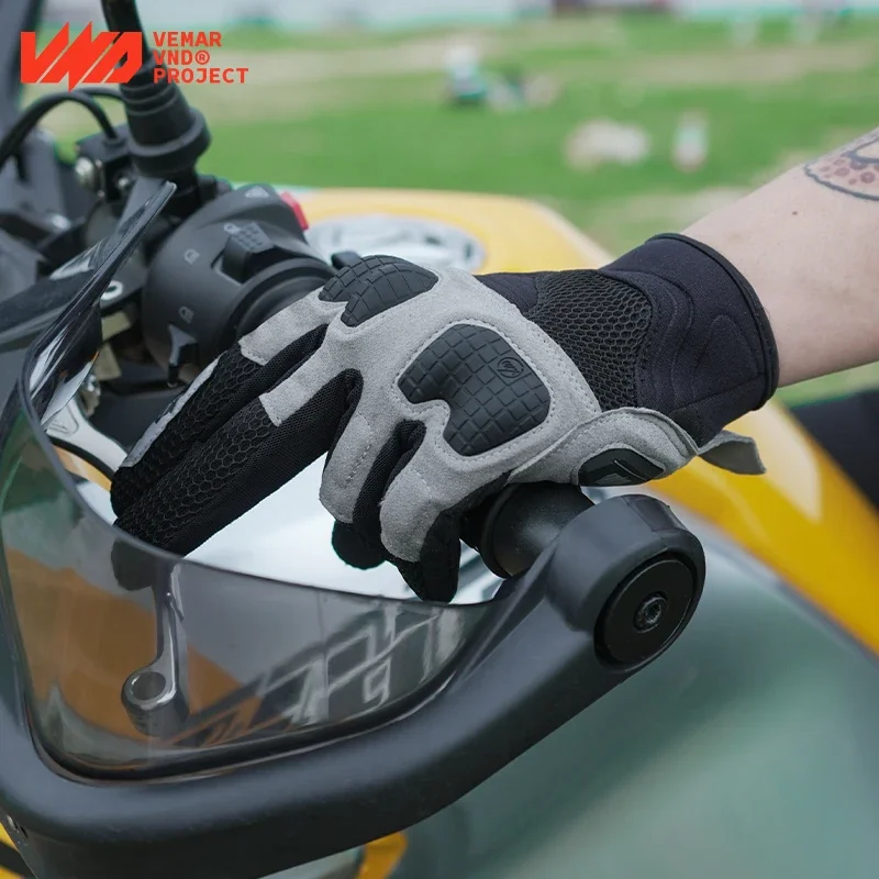 Перчатки VND в стиле ретро сетчатые дышащие защитные перчатки с твердым корпусом