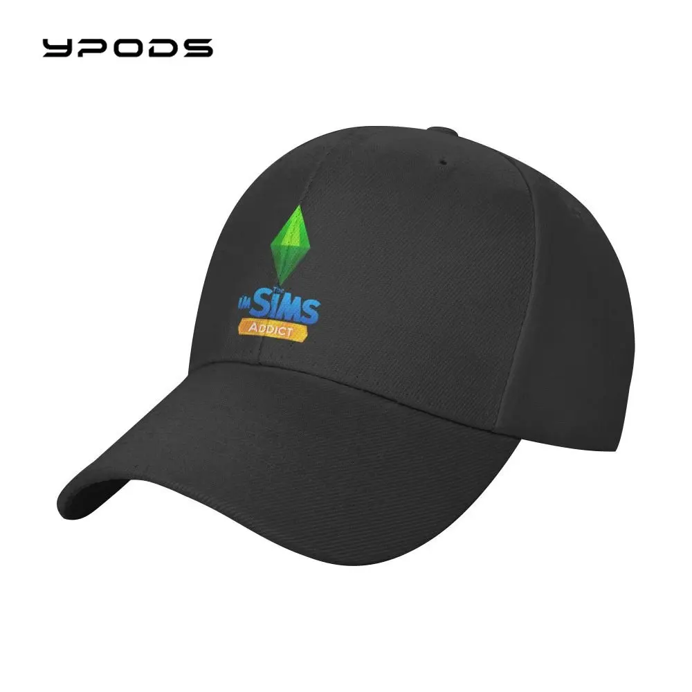 

Hats For Men Cool I'm The Sims AddictVideo Games Peaked Caps Adjustment Moto Gp Baseball Cap Dropshipping