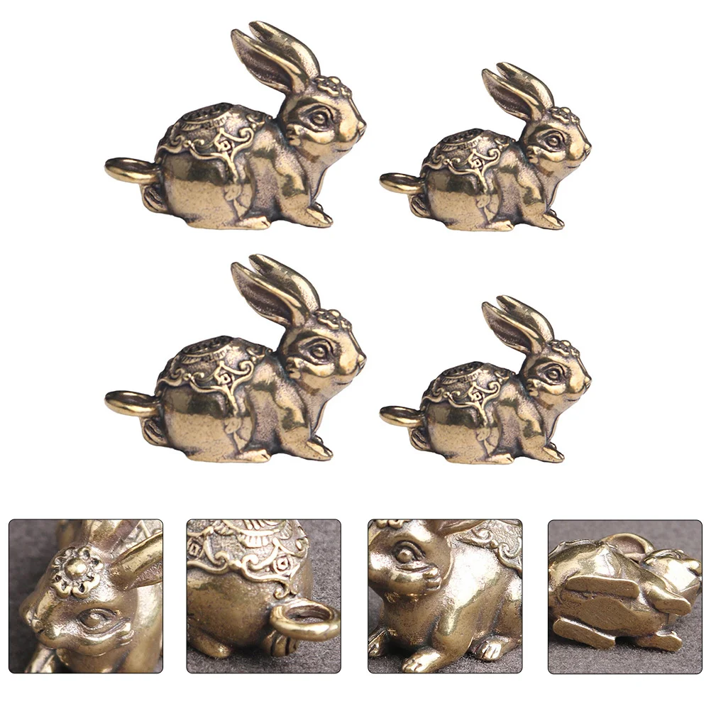 

4 шт., подвески-браслеты в виде кролика