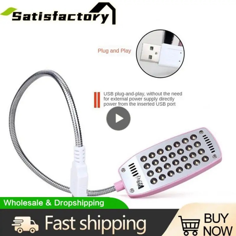 

New In Night Light Dormitory Book Lamp Bright Reading Light Usb Book Lighting Switch Type Nightlight Portable 28 Led