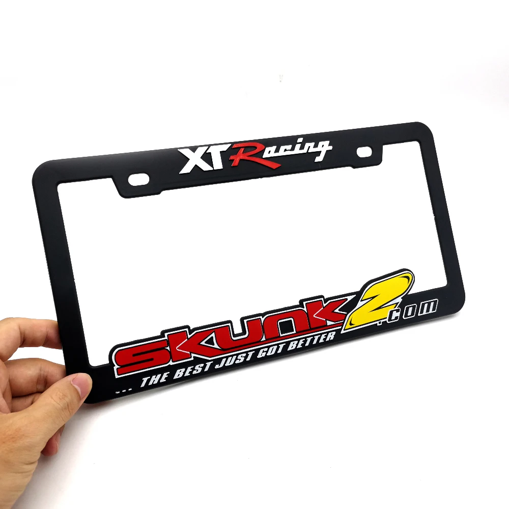 2 шт. рамка для номерного знака автомобиля крышка JDM Bride Skunk2 HKS держатель из