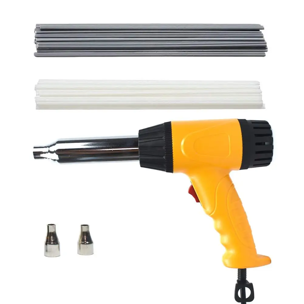 

1 Set Plastic Welding Machine Heat Gun With 100pcs Plastic Welding Sticks Car Bumper Parts Repair Tool