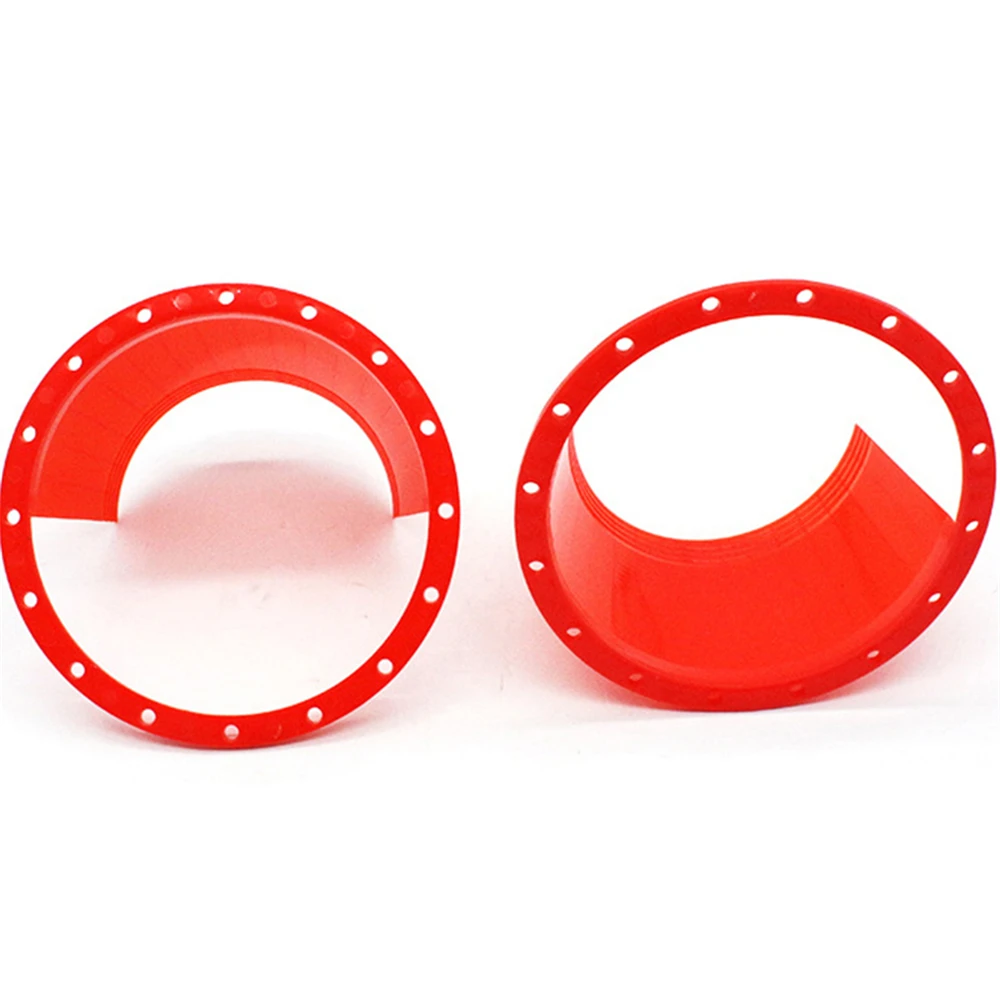 2Pcs 6.5 Inch Car Door Audio Speaker Ring Plates Waterproof Cover Rust Protector Pad Black Red Universal Replacement Parts |
