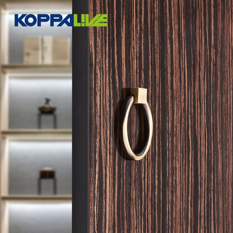 Латунная фурнитура для мебели с одним отверстием, дверные ручки для шкафа, золотые ручки для шкафа, KOPPALIVE