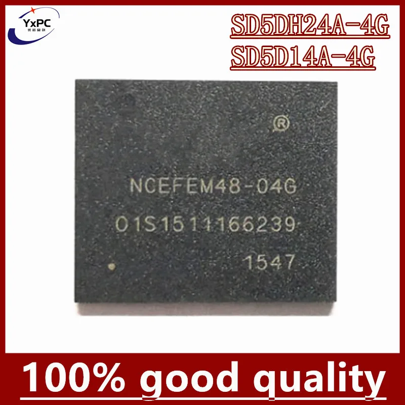 

NCEFEM48-04G SD5DH24A-4G BGA153 EMMC Flash Memory IC Chipset with balls NCEFEM48 04G