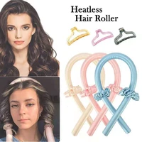heatless curling rod headband no heat curls ribbon hair rollers sleeping soft headband hair curlers diy hair styling tools