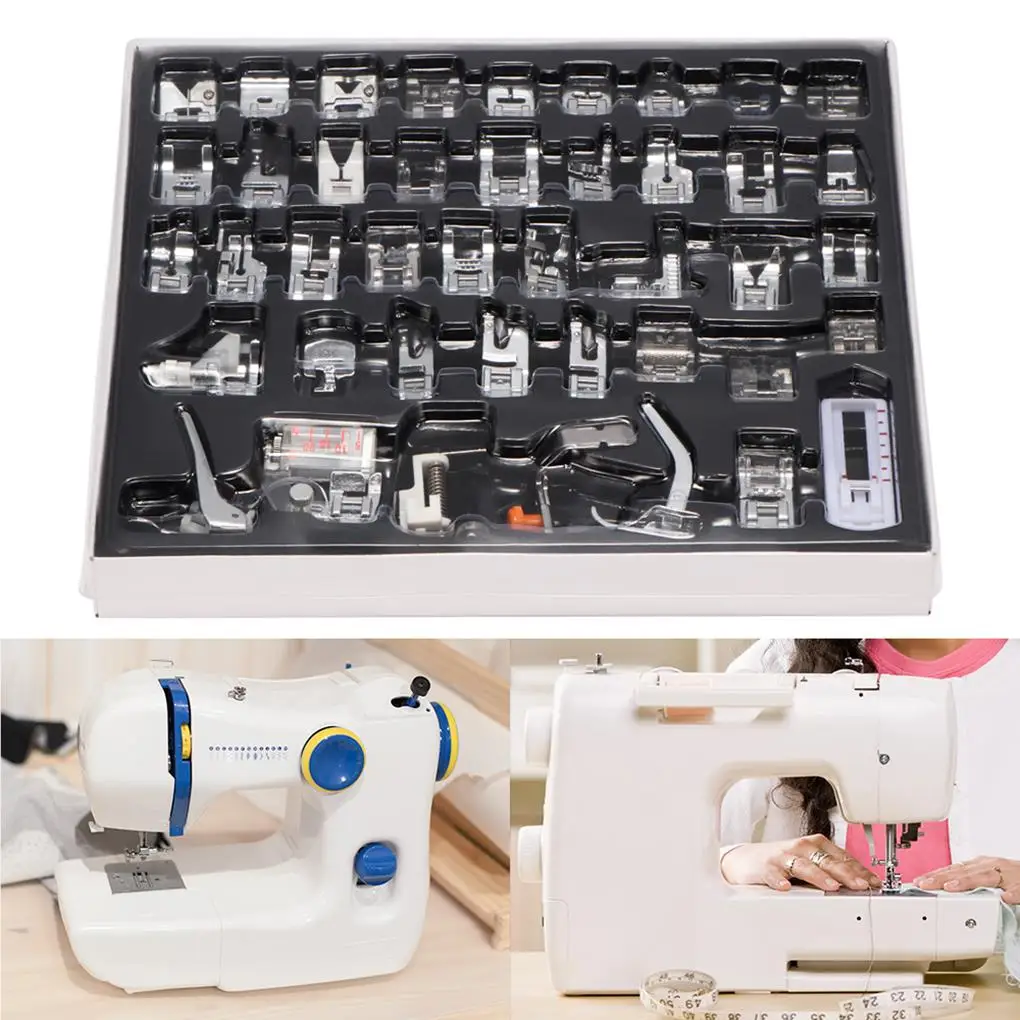 

42 Pcs Presser Feet Set Domestic Sewing Machine Presser Foot Sewing Accessories