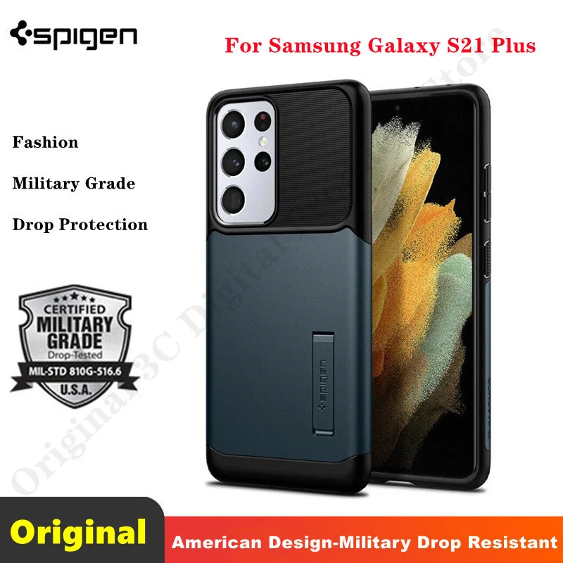 

For Samsung Galaxy S21 / S21 Plus / S21 Ultra Case | Spigen [ Slim Armor ] Shockproof Slim Cover