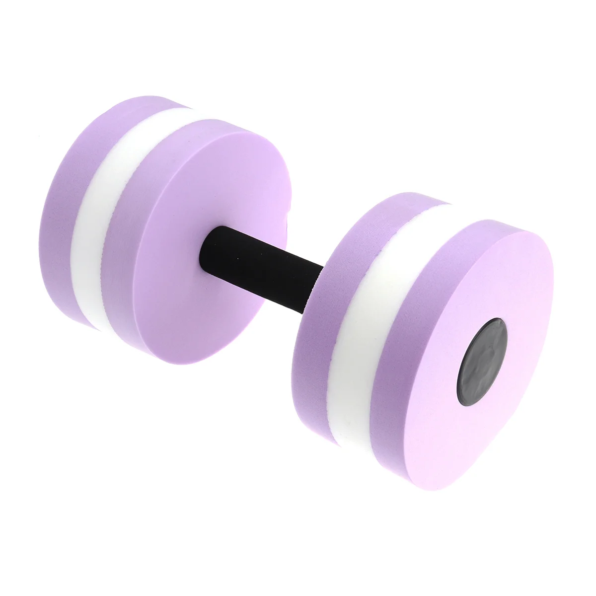 2PCS Aquatic Exercise Dumbells EVA Water Barbells Hand Bar For Resistance Aerobics (Purple) | Dumbbells