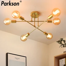 Modern LED Ceiling Lights Iron Industrial LED Ceiling Lamps Minimalist Home Decoration Living Room Dining Room Ceiling LED Lamps