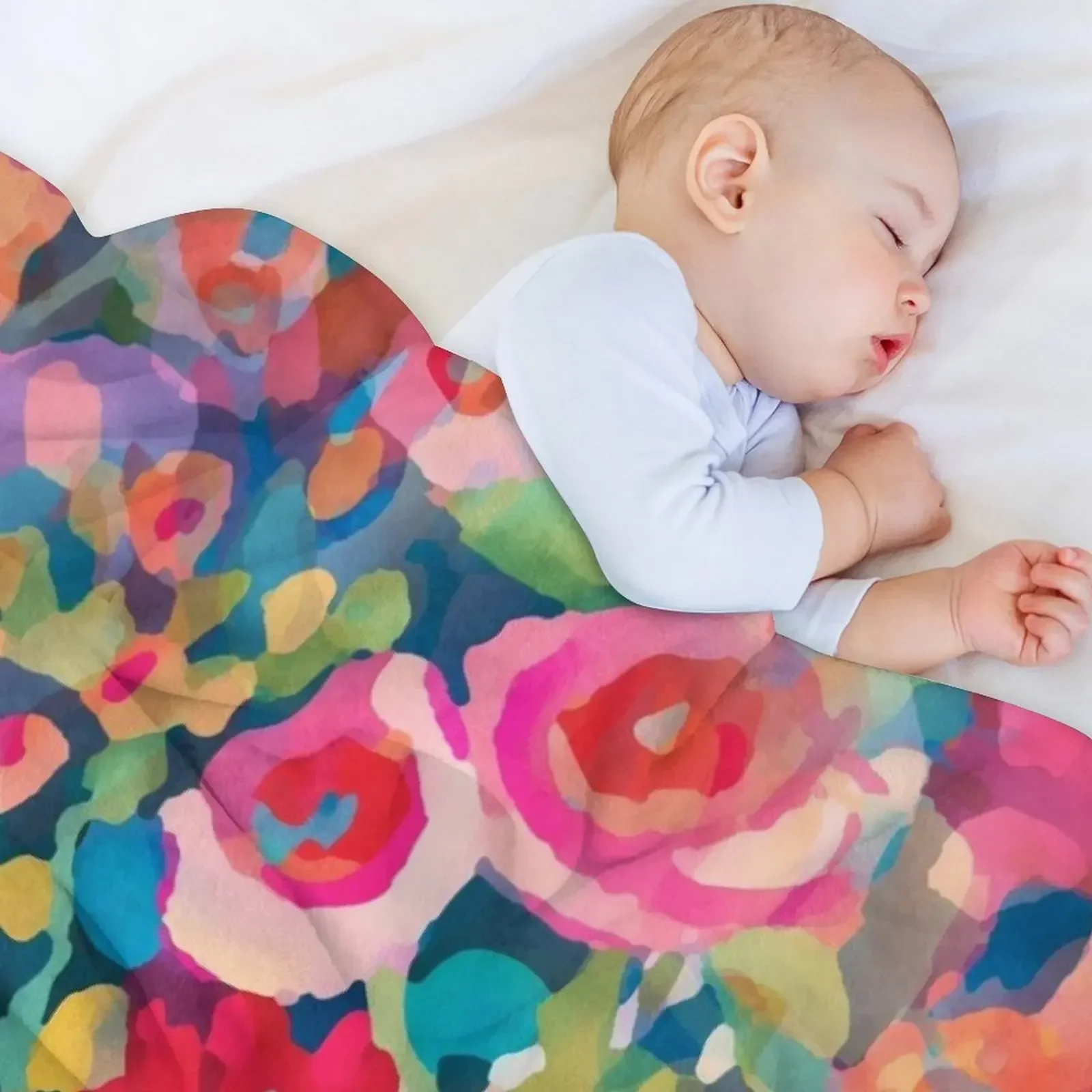 Одеяло с цветочным принтом Juicy одеяла для кровати диваны декоративные