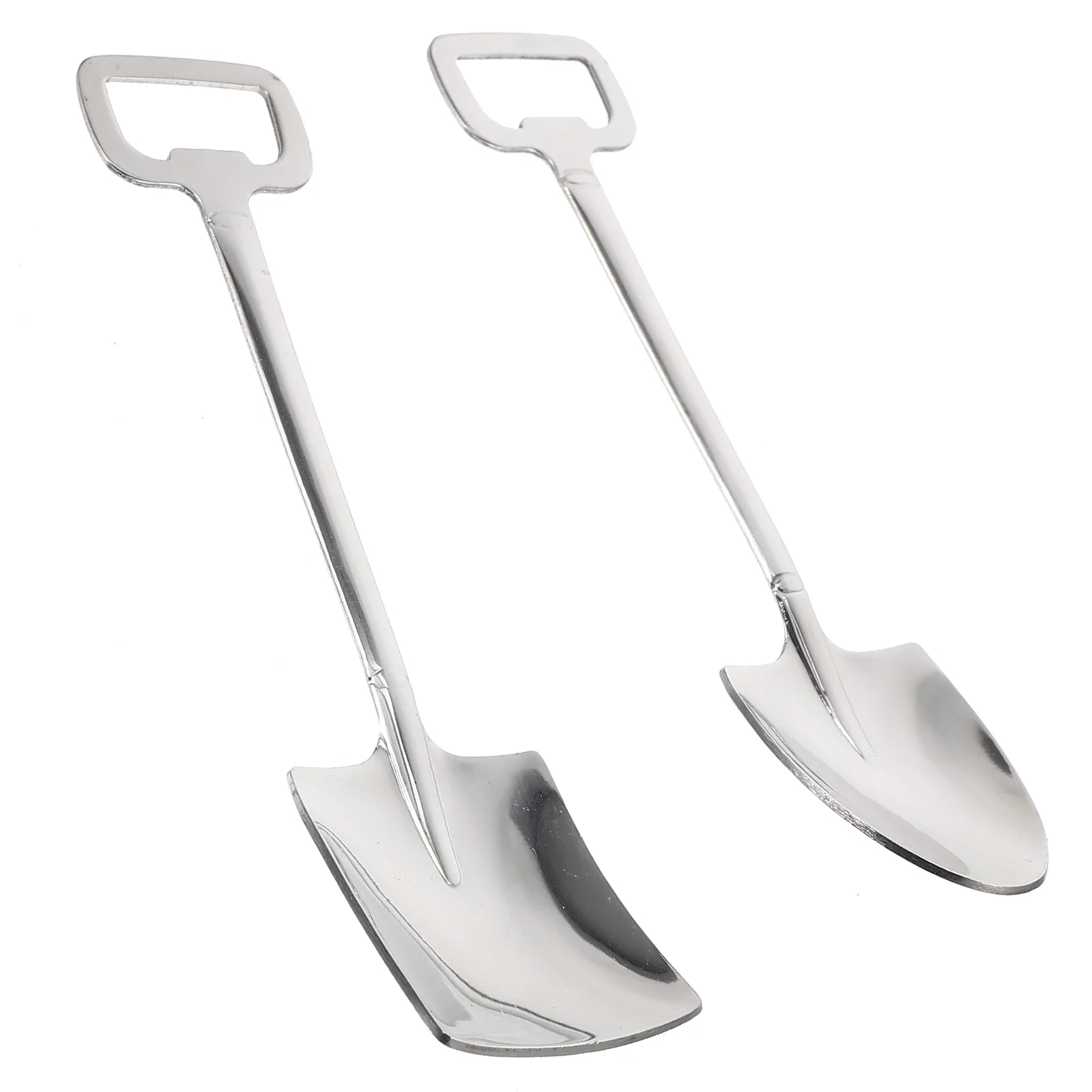 

8pcs Spoon Stainless Steel Dessert Spoon Shape Spoons