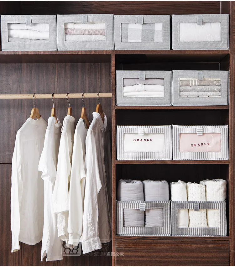 

Folding Storage Box Without Lid Sundries Box Toy Storage Box Home With Hollow Clothes Storage Box Household Origanzer New
