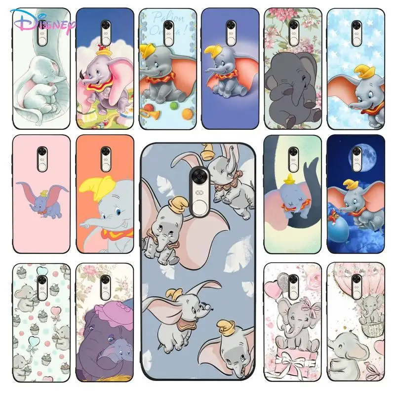 

Disney Dumbo Flying Elephant Phone Case for Redmi 5 6 7 8 9 A 5plus K20 4X 6 cover