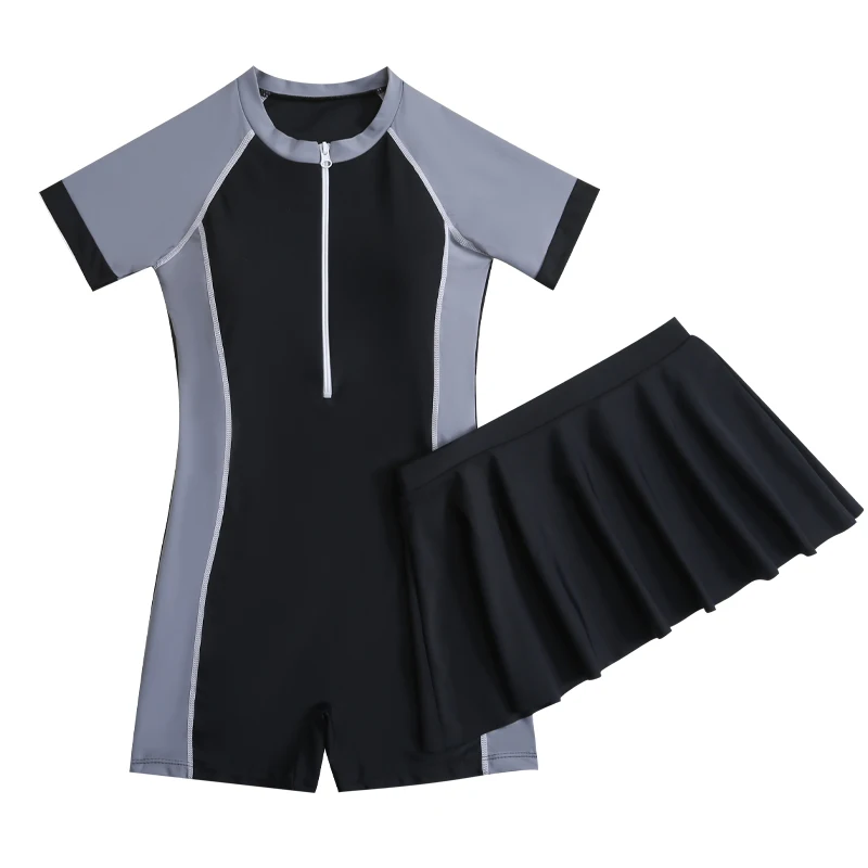 Детские купальники для девочек милые подростков детский купальный костюм с