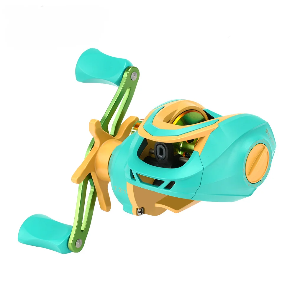 

New Professional 8KG Magnetic Brake Fishing Reel Gear Ratio 7.2:1 Super Strong Baitcasting Wheel Fishing Accessories Tools